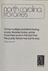 North Carolina Libraries, Vol. 41,  no. 2